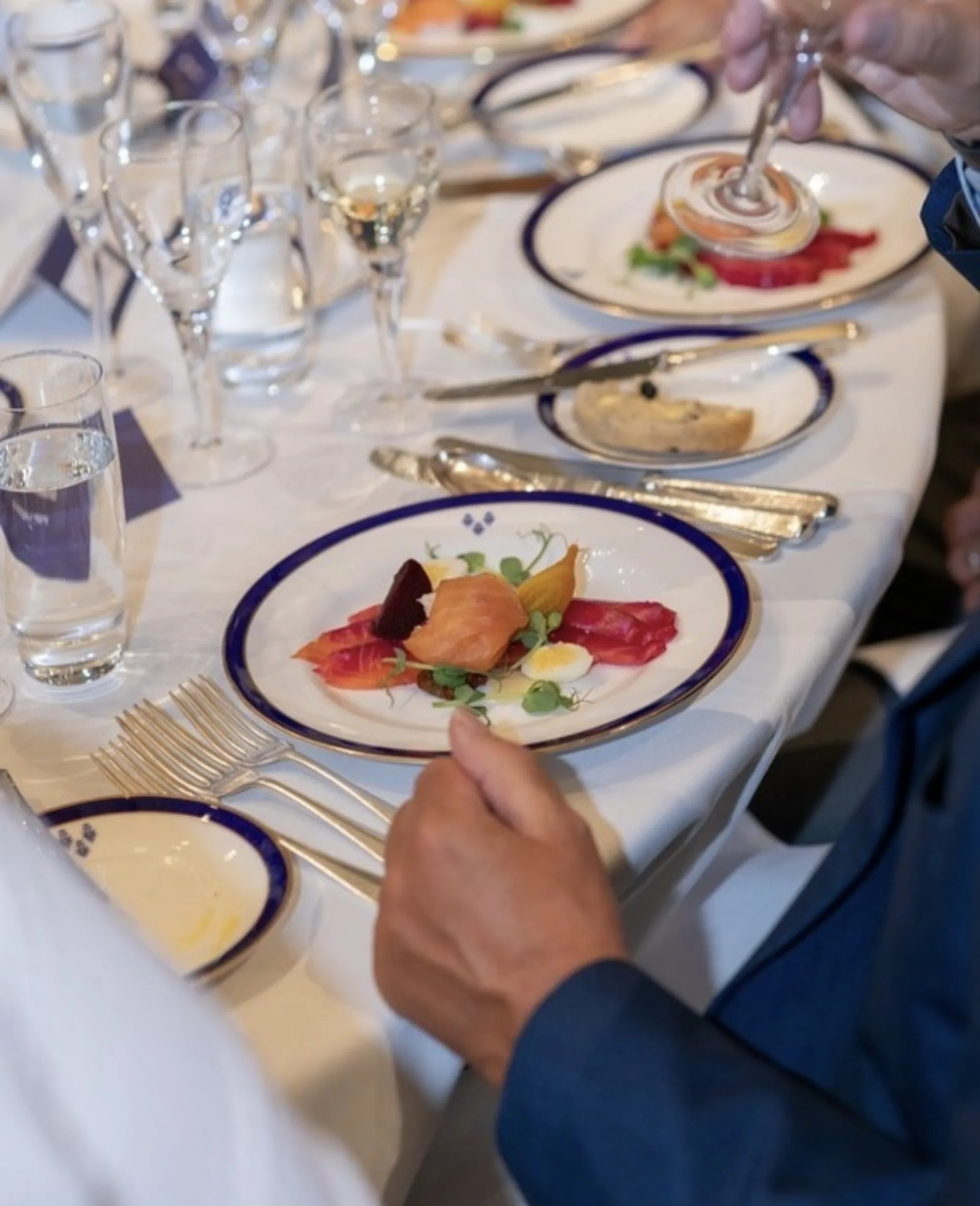 Image of dining at Drapers Hall London