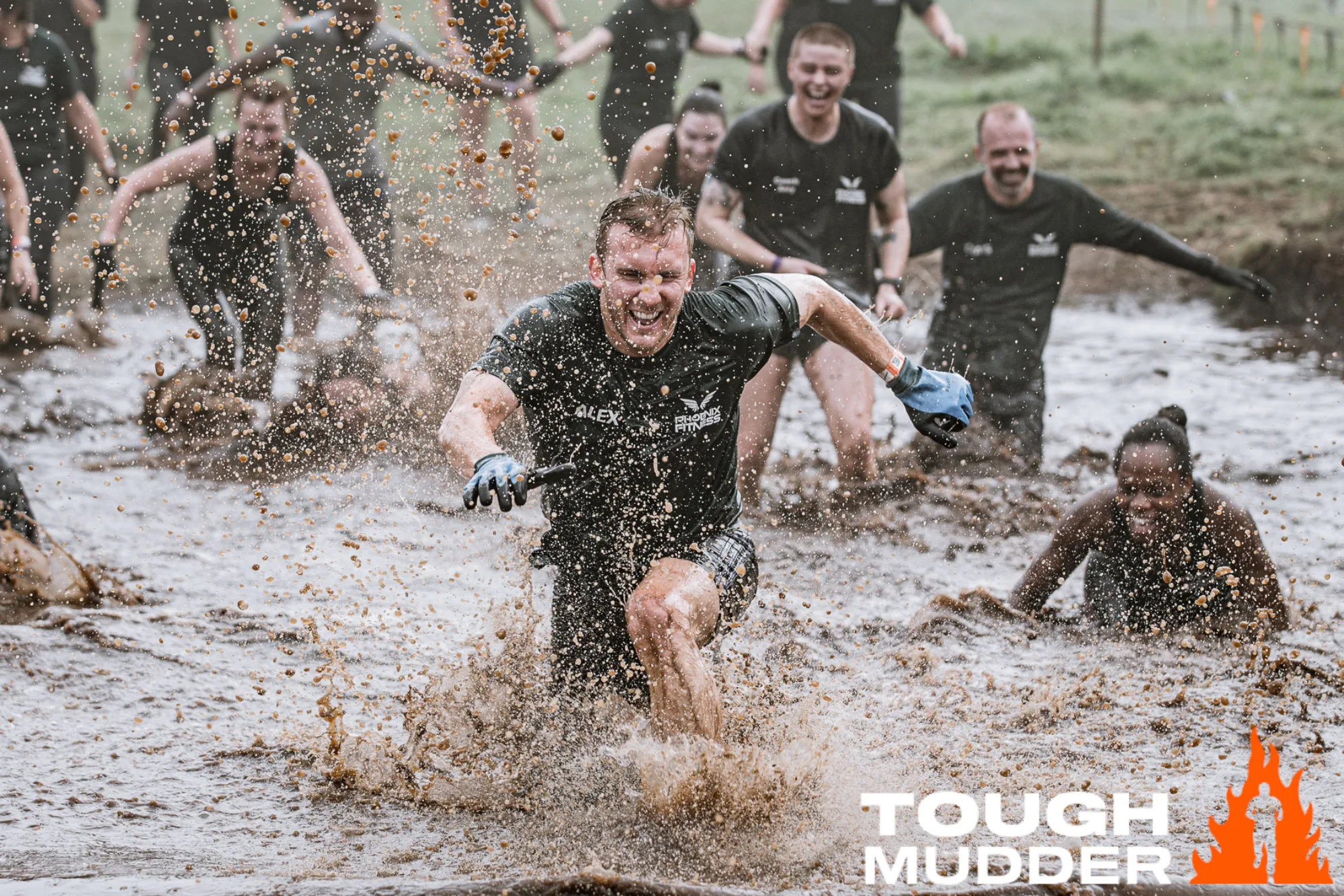 Image of participants at Run Tough Mudder 15k London