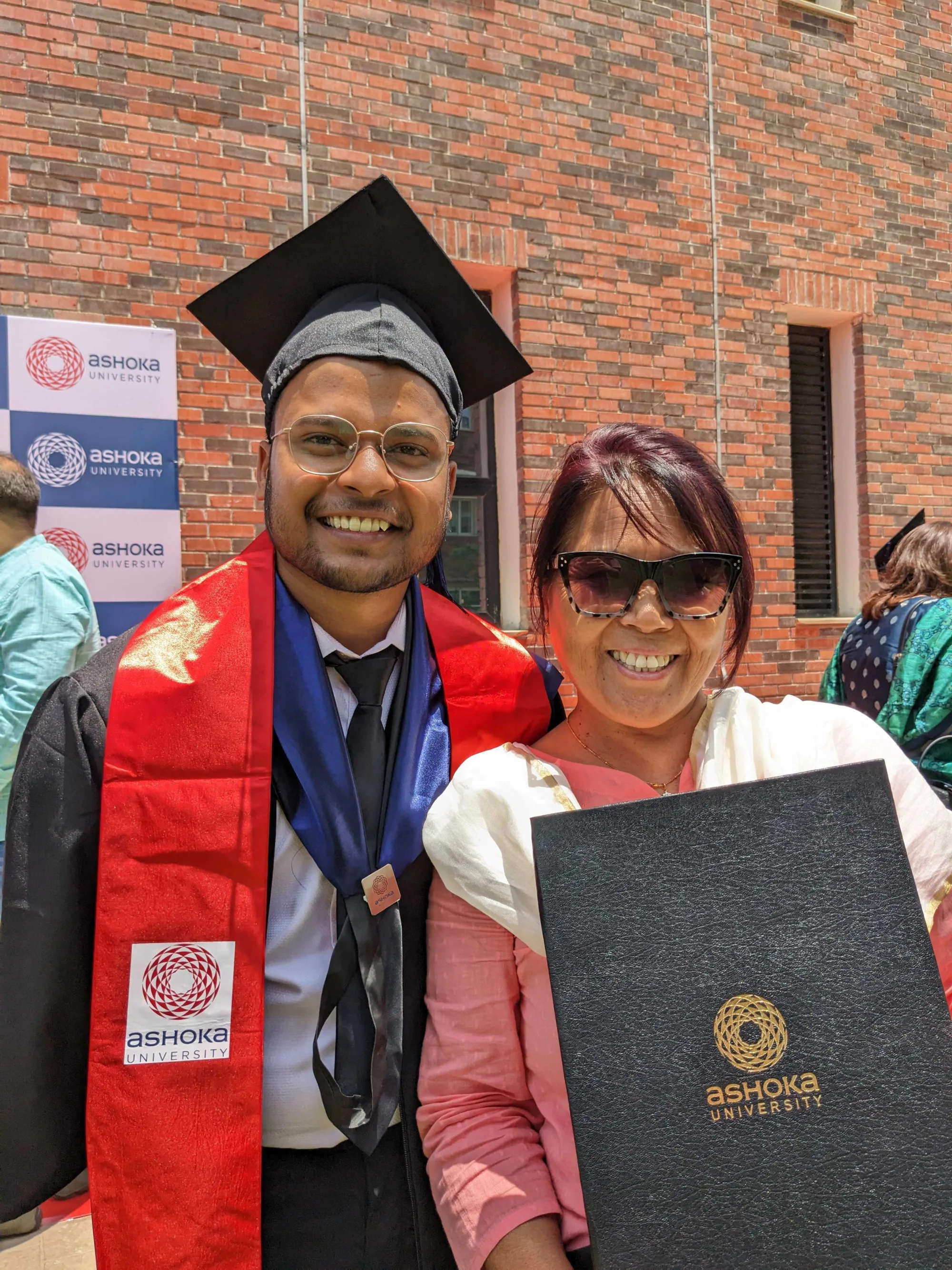 Graduate from Pestalozzi International Future Leaders Programme with Diploma and his mother