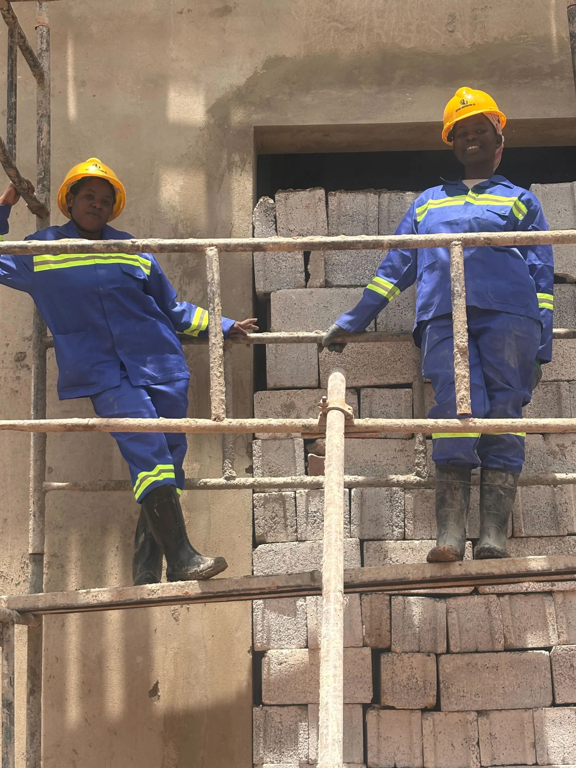 Image of Two Female Students from SkillsHub in Skills Hub Uniform