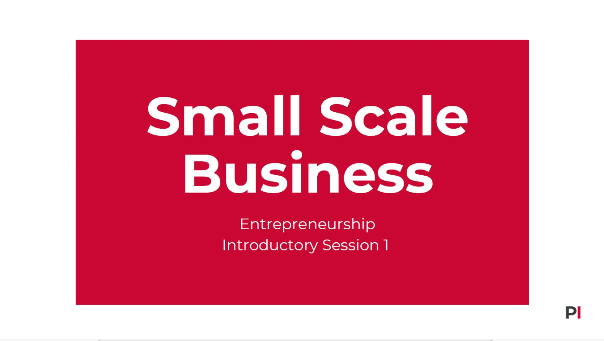 Image of the first slide of our PowerPoint Presentation which supports our facilitators guide