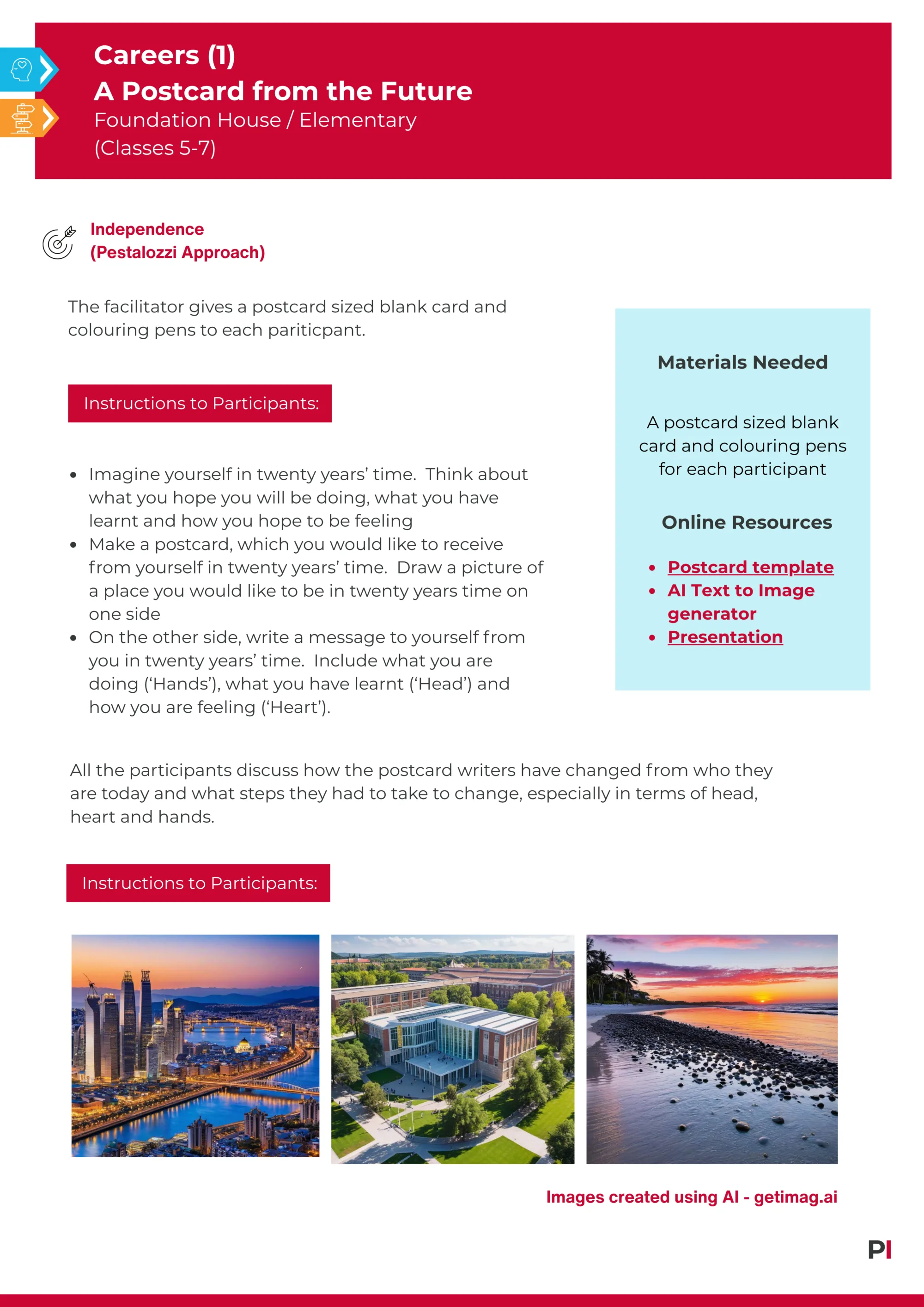 Teaching resource image preview