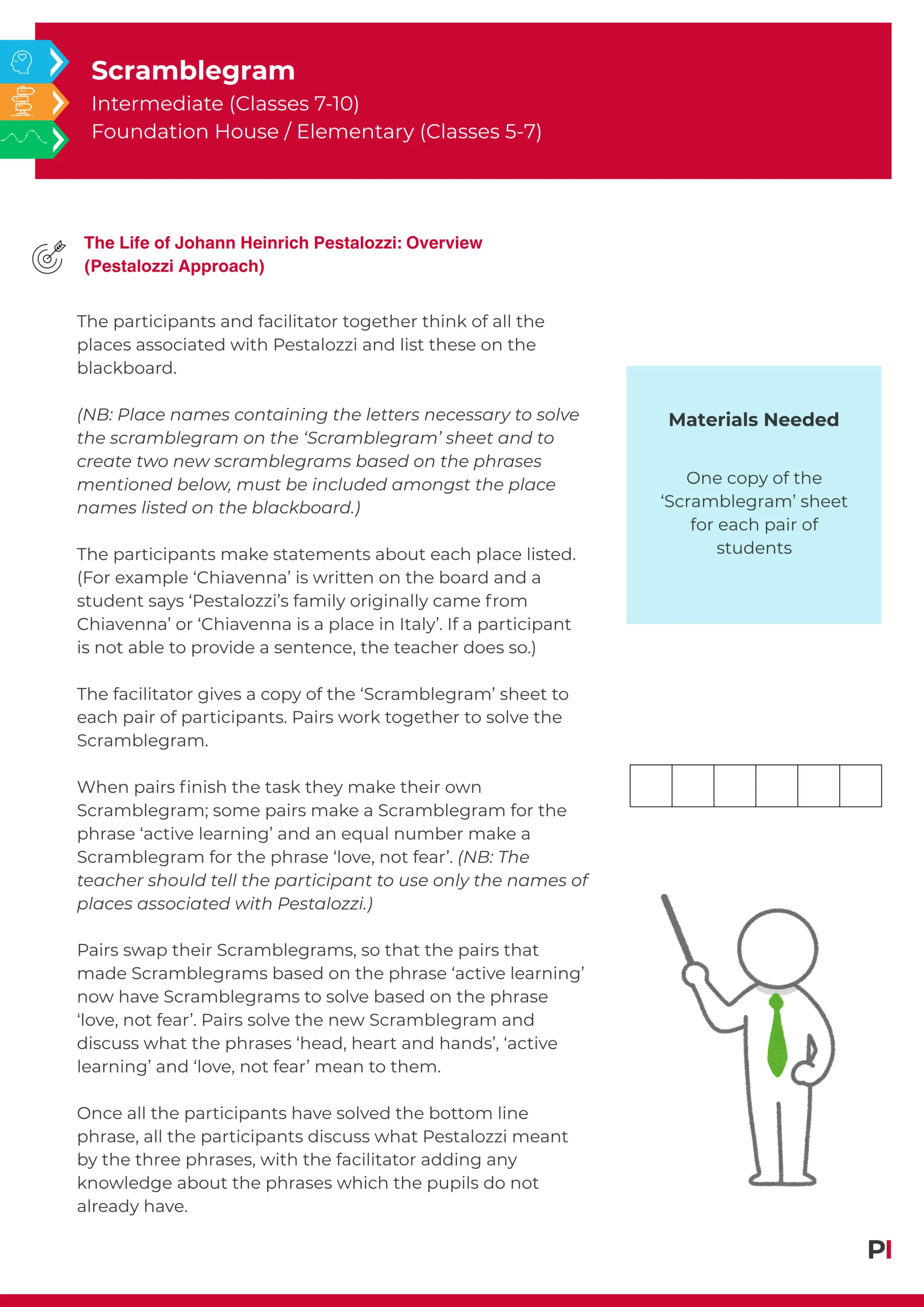 PDF image teaching idea Scramblegram