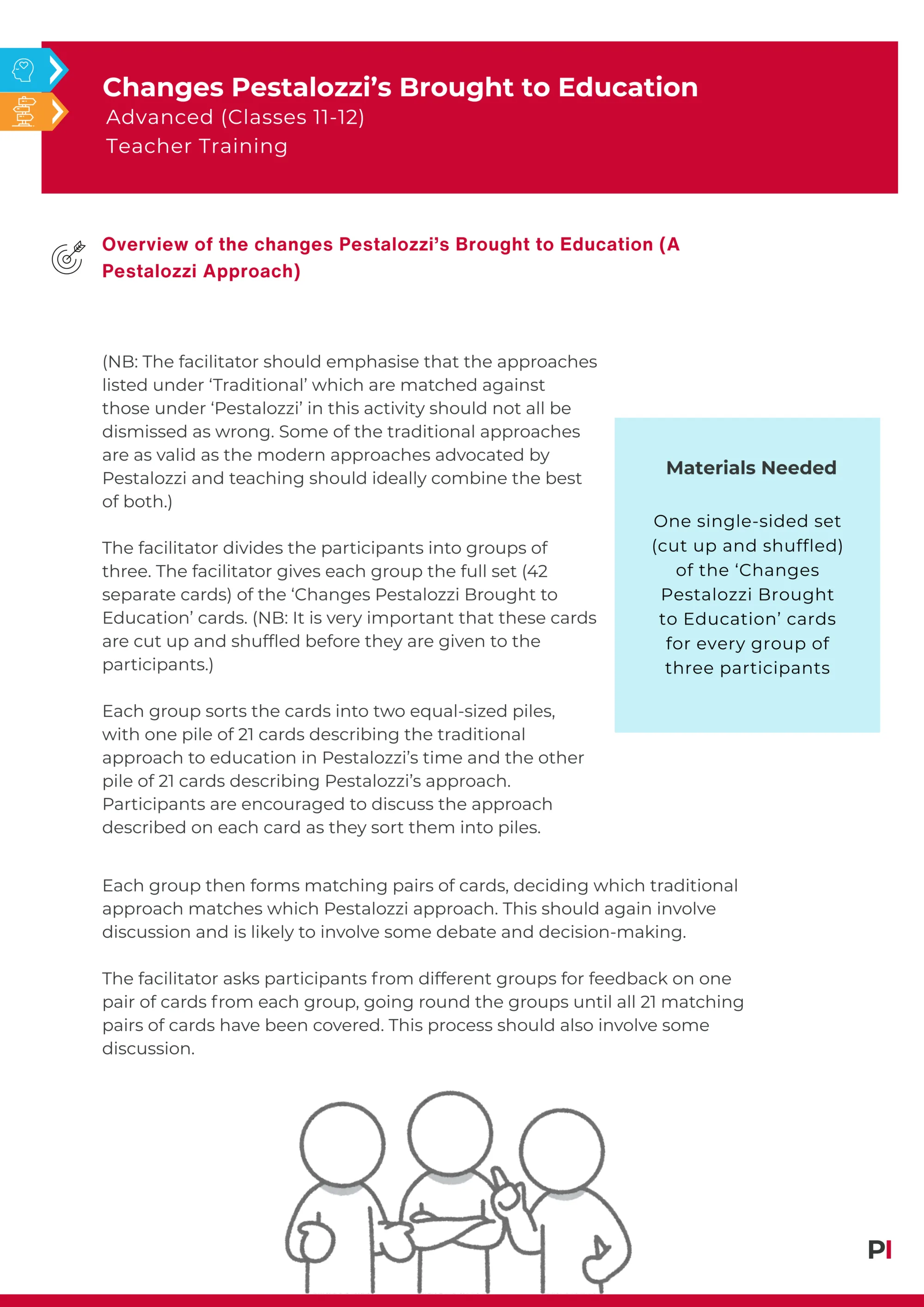 Image of teaching idea Changes Pestalozzi Brought to Education