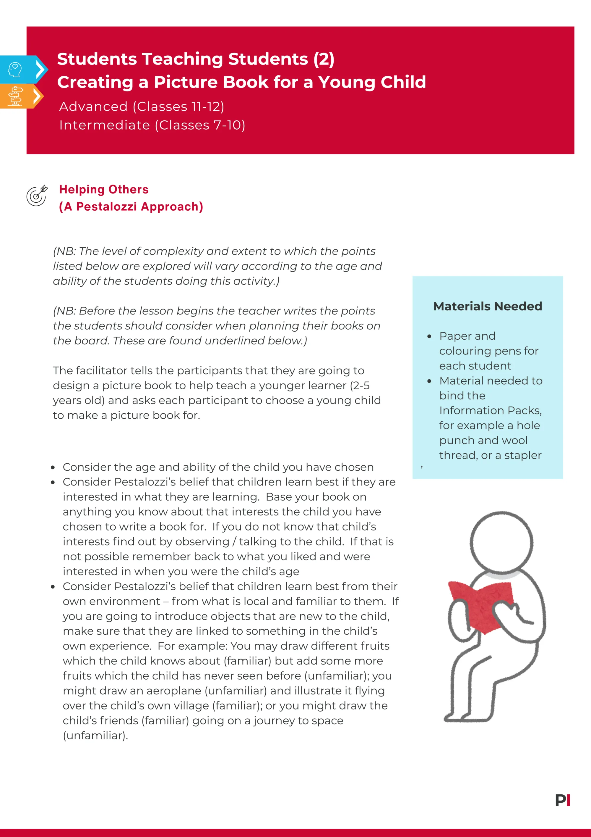 Image of teaching idea Students Teaching Students 2 Creating a Picture Book for a Young Child