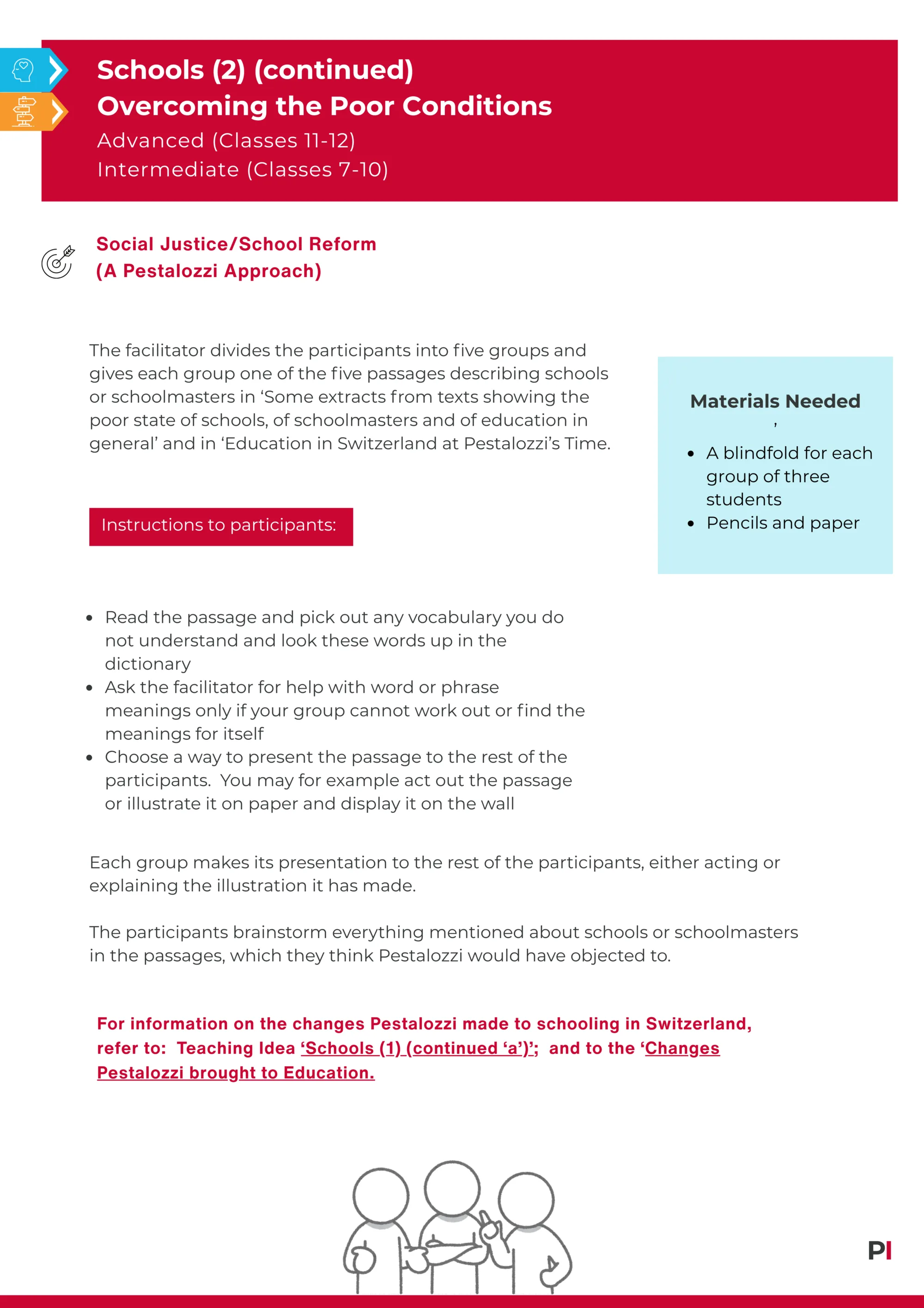 Image of teaching idea schools 2 continued Overcoming the Poor Conditions