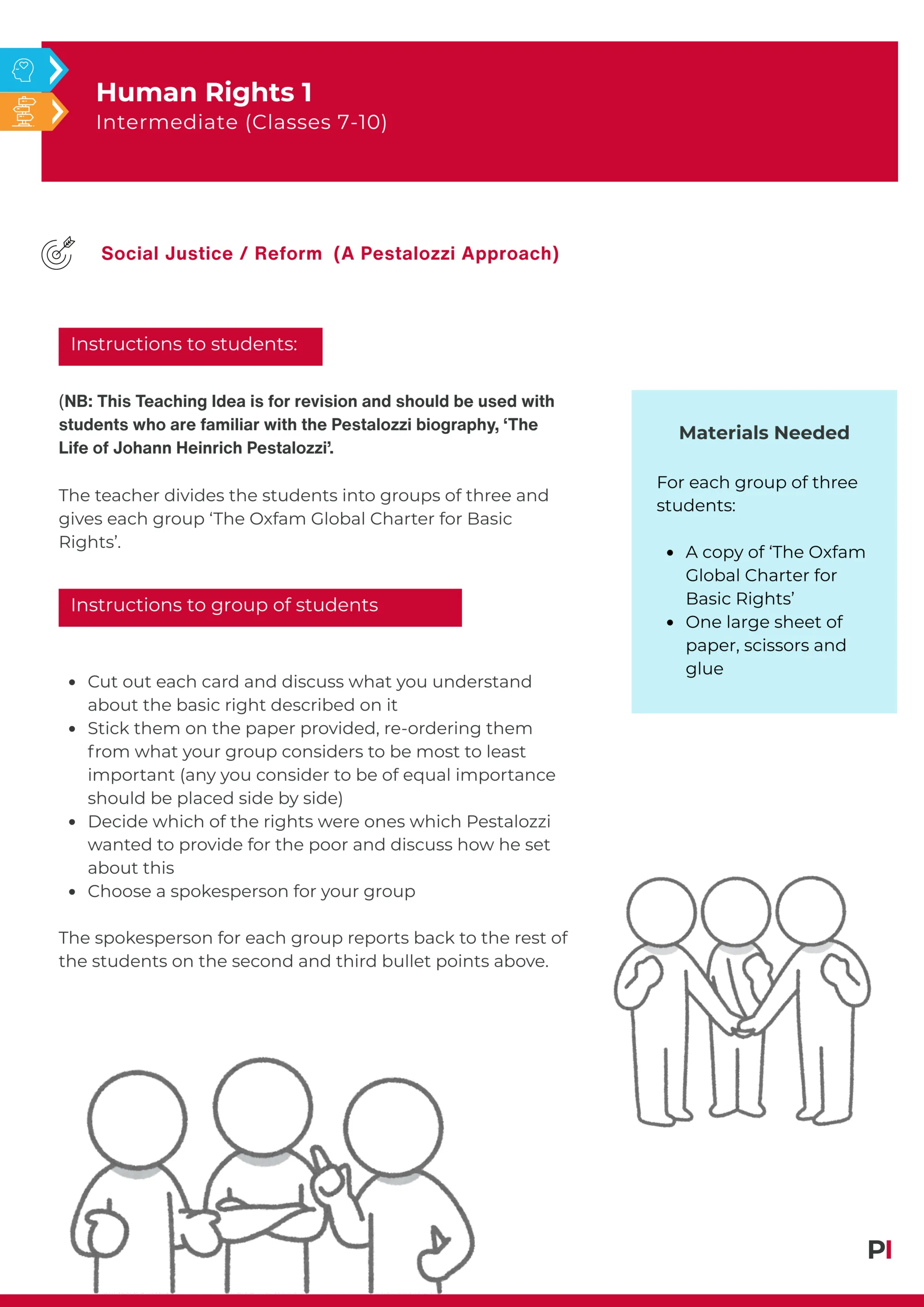 Image of teaching idea (Human rights)