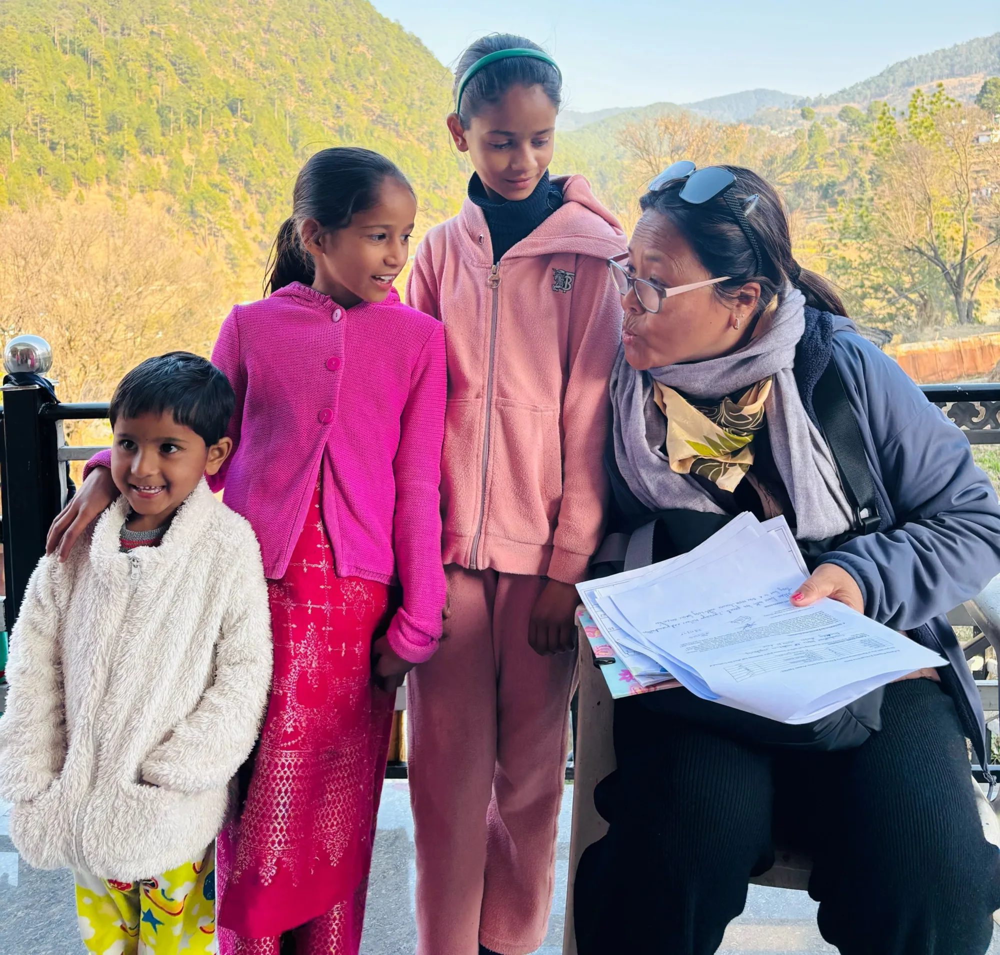 Image of selection process in Nepal for Pestalozzi India